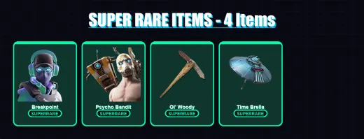 [PC/PSN] | Breakpoint | Psycho Bandit | Fade | Deadpool | Ronin | 77 skin | 86 pickaxe | 61 emote | 70 glider | Lv1053