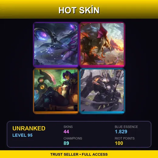 LAS | Spirit Blossom Soraka | Dragonslayer Twitch | Odyssey Sivir | Mecha Kingdoms Jax | 44 Skin | 89 Champ | Lv95 — Odyssey Sivir