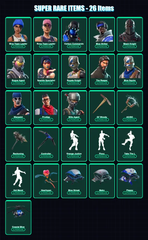 [PC/XBOX/PSN] | Blue Team Leader | Rose Team Leader | Carbon Commando | 79 skin | Lv1033