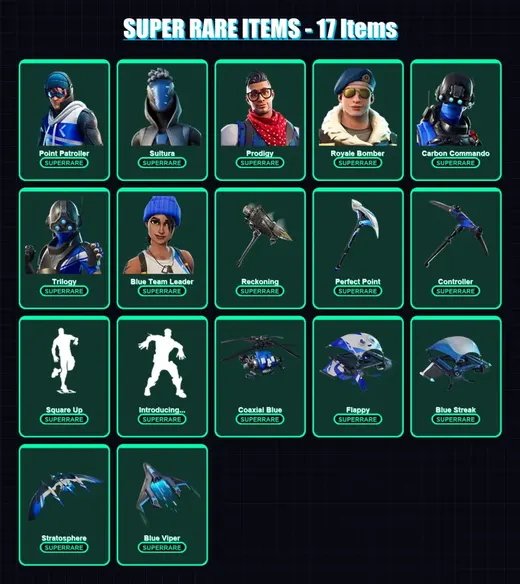[PS4/PS5/XBOX/PC] | Point Patroller | Sultura | Prodigy | Royale Bomber | Carbon Commando | 20 skin | 31 pickaxe | 39 emote | 34 glider | Lv681 — Game account