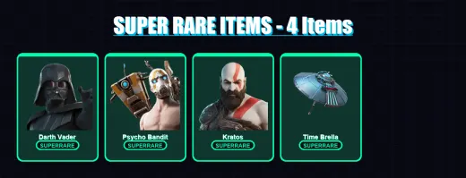 [PC/XBOX/PSN] | Darth Vader | Psycho Bandit | Kratos | Kymera | Era | 266 skin | 319 pickaxe | 219 emote | 263 glider | Lv4667