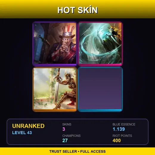 LAS | Uncle Ryze | Statue of Karthus | Valkyrie Leona | 3 Skin | 27 Champ | Lv43 — Statue Of Karthus