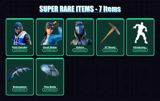 [PS4/PS5/XBOX/PC] | Point Patroller | Cloud Striker | Sultura | Firebrand | Mandalorian | 23 skin | 48 pickaxe | 30 emote | 53 glider | Lv728