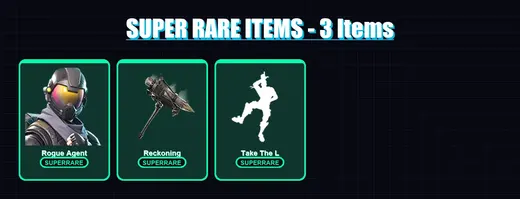 [PC/XBOX/PSN] | Rogue Agent | Raptor | Calamity | Zenith | Hybrid | 19 skin | 16 pickaxe | 21 emote | 17 glider | Lv223