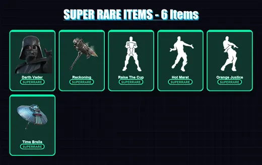 [PC/PSN] | Darth Vader | Zenith | The Prisoner | Fade | Raz | 190 skin | 254 pickaxe | 193 emote | 223 glider | Lv3759