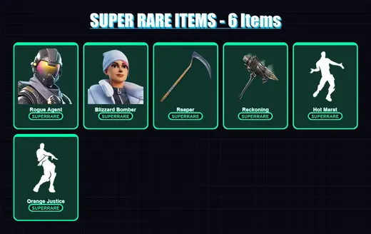 [PC] | Rogue Agent | Blizzard Bomber | Drift | Omega | Lynx | 83 skin | 103 pickaxe | 138 emote | 93 glider | Lv1282 — Game account