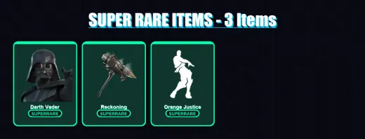 [PC/XBOX/PSN] | Darth Vader | The Foundation | Ronin | Mandalorian | The Imagined | 101 skin | 154 pickaxe | 88 emote | 128 glider | Lv1901