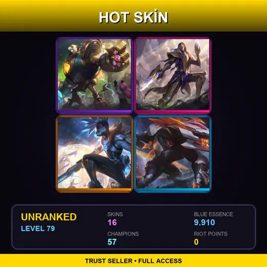 LAS | Victorious Blitzcrank | Victorious Lucian | Pulsefire Ekko | PROJECT: Renekton | 16 Skin | 57 Champ | Lv79