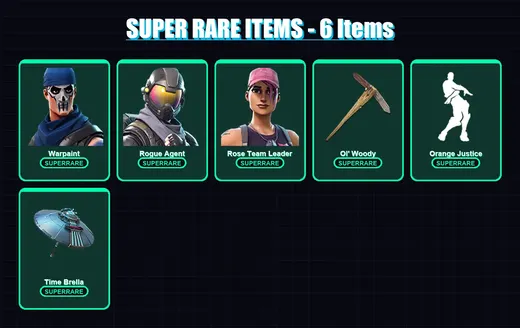 [PC/PSN] | Warpaint | Rogue Agent | Rose Team Leader | Spectra Knight | Carbide | 69 skin | 95 pickaxe | 50 emote | 62 glider | Lv747