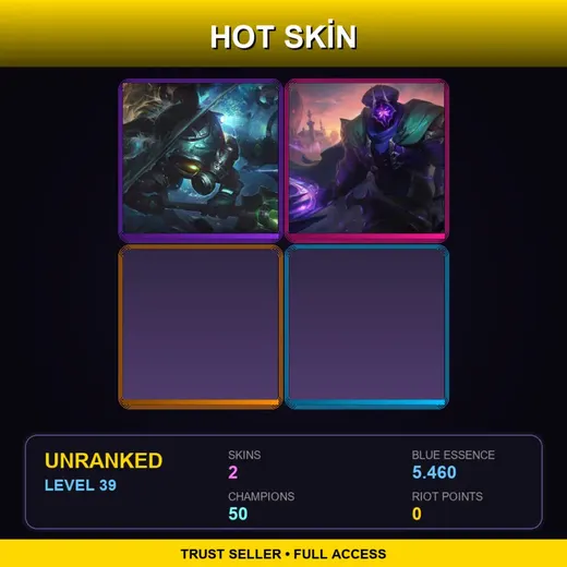 TR | Omega Squad Fizz | Nemesis Jax | 2 Skin | 50 Champ | Lv39