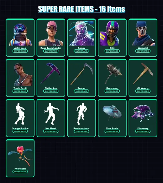 [PC/XBOX/PSN] | Astro Jack | Rose Team Leader | Galaxy | Blitz | Warpaint | 229 skin | 157 pickaxe | 198 emote | 140 glider | Lv1866 — Game account