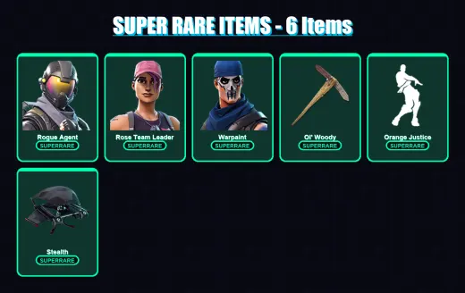 [PC/XBOX/PSN] | Rogue Agent | Rose Team Leader | Warpaint | Carbide | Teknique | 9 skin | 10 pickaxe | 10 emote | 11 glider | Lv165