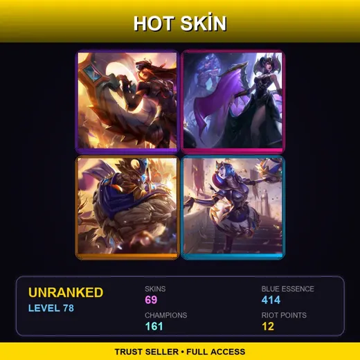 SG | Victorious Sivir | Victorious Morgana | Victorious Maokai | Victorious Orianna | 69 Skin | 161 Champ | Lv78