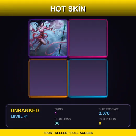 BR | Sacred Sword Janna | 1 Skin | 30 Champ | Lv41
