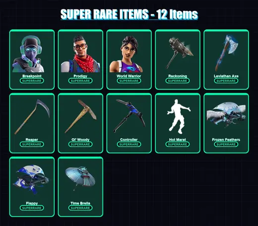 [PC/XBOX/PSN] | Breakpoint | Prodigy | World Warrior | Mandalorian | Fade | 285 skin | 287 pickaxe | 214 emote | 227 glider | Lv3830