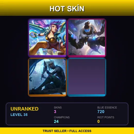 RU | Arcade Kai'Sa | Pulsefire Lucian | Silverfang Akali | 3 Skin | 24 Champ | Lv35 — Arcade Kai Sa