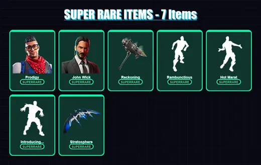 [PS4/PS5/PC] | Prodigy | John Wick | Blackheart | Zenith | Midas | 115 skin | 137 pickaxe | 108 emote | 126 glider | Lv1922 — Game account
