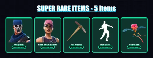 [PC/XBOX/PSN] | Warpaint | Rose Team Leader | Luxe | Midas | Lynx | 37 skin | 44 pickaxe | 56 emote | 45 glider | Lv651