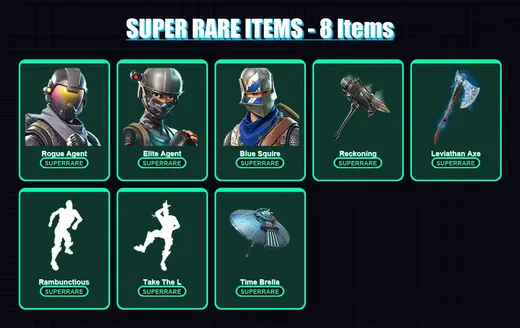 [PC/XBOX/PSN] | Rogue Agent | Elite Agent | Blue Squire | Frozen Love Ranger | Dark Voyager | 61 skin | 57 pickaxe | 60 emote | 53 glider | Lv872 — Game account