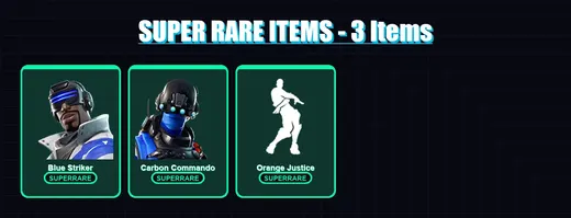 [PS4/PS5/XBOX/PC] | Blue Striker | Carbon Commando | Carbide | Valor | Battlehawk | 8 skin | 5 pickaxe | 14 emote | 9 glider | Lv204