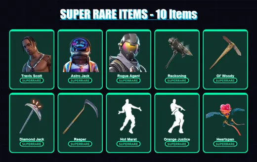 [PC] | Travis Scott | Astro Jack | Rogue Agent | Carbide | Midas | 149 skin | 106 pickaxe | 105 emote | 86 glider | Lv1042
