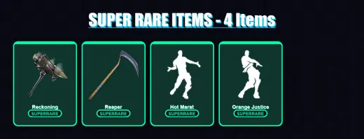 [PC/XBOX/PSN] | Omega | Vendetta | The Prisoner | Blackheart | Calamity | 106 skin | 119 pickaxe | 115 emote | 99 glider | Lv1447