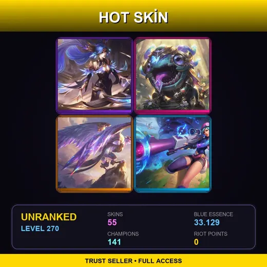 LAN | Victorious Sona | Victorious Kog'Maw | Victorious Anivia | High Noon Mordekaiser | 55 Skin | 141 Champ | Lv270 — Monster Tamer Veigar