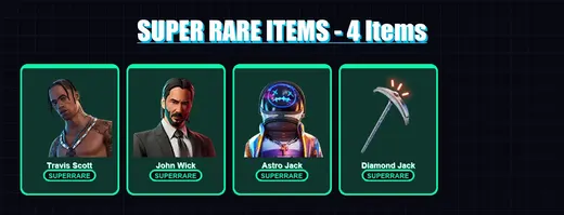 [PC/PSN] | Travis Scott | John Wick | Astro Jack | Midas Rex | Mecha Cuddle Master | 108 skin | 98 pickaxe | 74 emote | 81 glider | Lv1182
