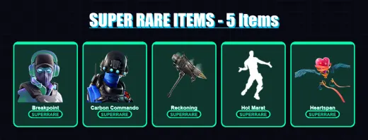 [PC/XBOX] | Breakpoint | Carbon Commando | Calamity | Dire | A.I.M. | 32 skin | 22 pickaxe | 35 emote | 21 glider | Lv287