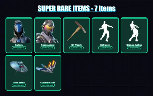 [PC] | Sultura | Rogue Agent | Hybrid | Frozen Love Ranger | Omegarok | 61 skin | 105 pickaxe | 80 emote | 89 glider | Lv1182