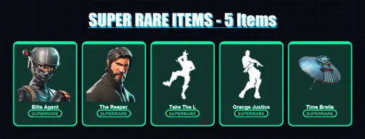 [PS4/PS5/XBOX/PC] | Elite Agent | The Reaper | Zenith | Omega | Drift | 33 skin | 31 pickaxe | 45 emote | 40 glider | Lv545