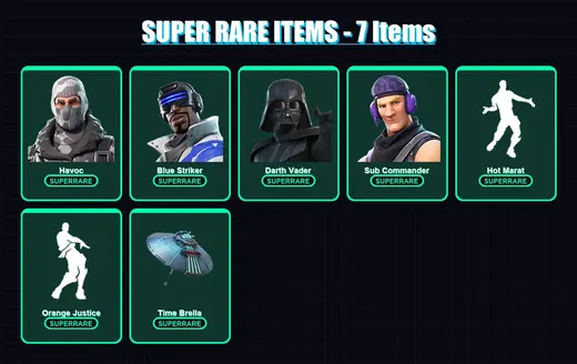 [PC/XBOX] | Havoc | Blue Striker | Darth Vader | Sub Commander | Omega | 43 skin | 46 pickaxe | 53 emote | 52 glider | Lv848 — Game account