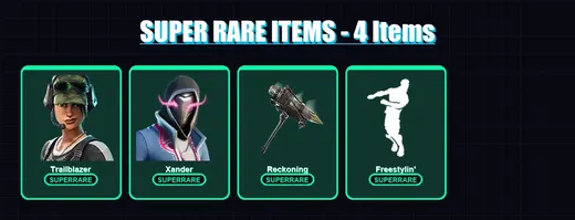 [PC/XBOX/PSN] | Trailblazer | Xander | Calamity | Ravage | Zeus | 28 skin | 34 pickaxe | 50 emote | 22 glider | Lv307