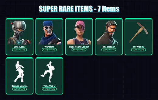 [PC/XBOX/PSN] | Elite Agent | Warpaint | Rose Team Leader | The Reaper | Carbide | 22 skin | 14 pickaxe | 24 emote | 22 glider | Lv226 — Game account