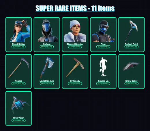 [PC/XBOX/PSN] | Cloud Striker | Sultura | Blizzard Bomber | Fixer | Fade | 235 skin | 267 pickaxe | 240 emote | 166 glider | Lv2749 — Game account