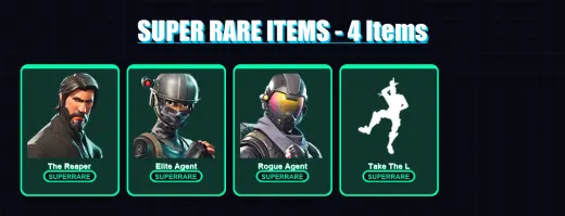 [PC/XBOX/PSN] | The Reaper | Elite Agent | Rogue Agent | Dark Voyager | Mission Specialist | 7 skin | 4 pickaxe | 7 emote | 5 glider | Lv81