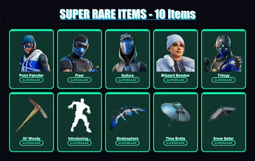 [PS4/PS5/PC] | Point Patroller | Fixer | Sultura | Blizzard Bomber | Trilogy | 163 skin | 245 pickaxe | 174 emote | 156 glider | Lv2807 — Game account