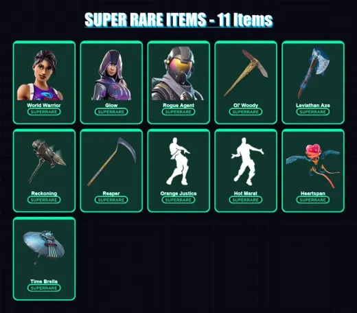 [PC/PSN] | World Warrior | Glow | Rogue Agent | Omegarok | Fusion | 111 skin | 116 pickaxe | 116 emote | 109 glider | Lv1749