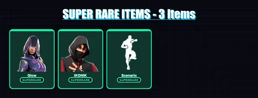 [PC/XBOX/PSN] | Glow | IKONIK | Lynx | Zenith | The Dark Knight Movie Outfit | 8 skin | 7 pickaxe | 9 emote | 3 glider | Lv26