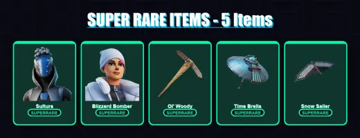 [PC/XBOX] | Sultura | Blizzard Bomber | The Imagined | Ronin | The Ageless | 59 skin | 125 pickaxe | 70 emote | 89 glider | Lv2102