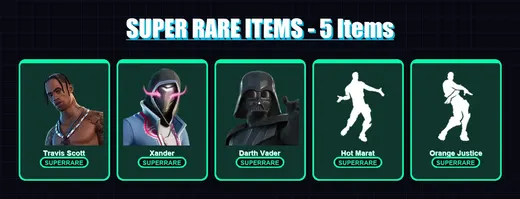 [PS4/PS5/XBOX/PC] | Travis Scott | Xander | Darth Vader | Deadpool | Ruin | 122 skin | 127 pickaxe | 121 emote | 131 glider | Lv1927