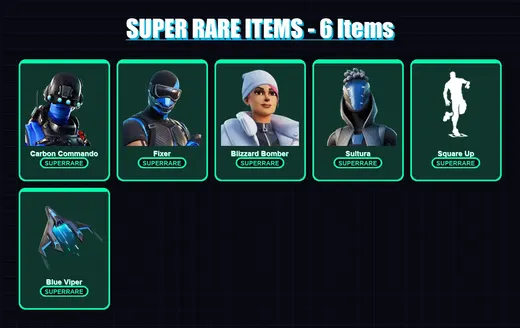 [PS4/PS5/XBOX/PC] | Carbon Commando | Fixer | Blizzard Bomber | Sultura | Holiday Boxy | 6 skin | 4 pickaxe | 2 emote | 6 glider | Lv35
