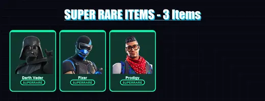 [PS4/PS5/PC] | Darth Vader | Fixer | Prodigy | The Origin | Twyn | 105 skin | 148 pickaxe | 98 emote | 115 glider | Lv1623 — Game account