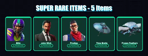 [PS4/PS5/XBOX/PC] | Blitz | John Wick | Prodigy | Frozen Raven | Hybrid | 55 skin | 53 pickaxe | 54 emote | 41 glider | Lv585