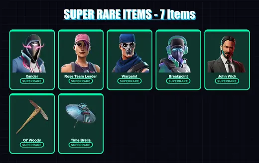 [PS4/PS5/PC] | Xander | Rose Team Leader | Warpaint | Breakpoint | John Wick | 324 skin | 315 pickaxe | 321 emote | 224 glider | Lv4721 — Game account