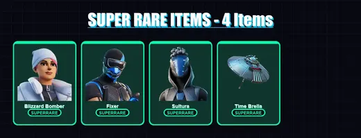 [PS4/PS5/XBOX/PC] | Blizzard Bomber | Fixer | Sultura | Malik | Era | 78 skin | 159 pickaxe | 82 emote | 125 glider | Lv1721