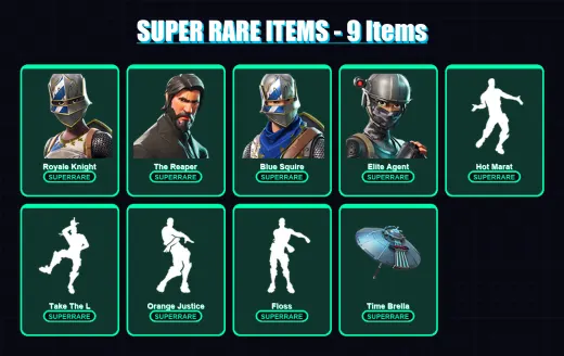 [PC/XBOX] | Royale Knight | The Reaper | Blue Squire | Elite Agent | Dark Voyager | 23 skin | 38 pickaxe | 51 emote | 39 glider | Lv766