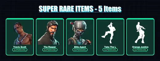 [PC/XBOX/PSN] | Travis Scott | The Reaper | Elite Agent | Gear Specialist Maya | Carbide | 19 skin | 15 pickaxe | 24 emote | 19 glider | Lv254