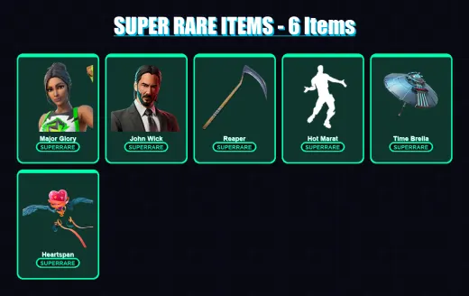 [PC/PSN] | Major Glory | John Wick | Peter Griffin | Joey | Hybrid | 69 skin | 70 pickaxe | 56 emote | 65 glider | Lv1058
