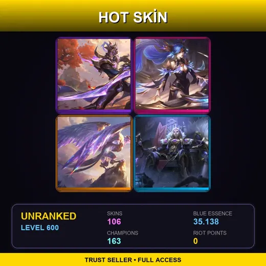 VN | Victorious Master Yi | Victorious Sona | Victorious Anivia | Victorious Sejuani | 106 Skin | 163 Champ | Lv600